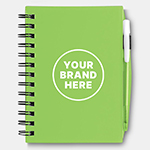 Bic Plastic Notebook (Small)-Logo